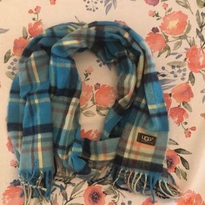 Blue Flannel Ugg Scarf